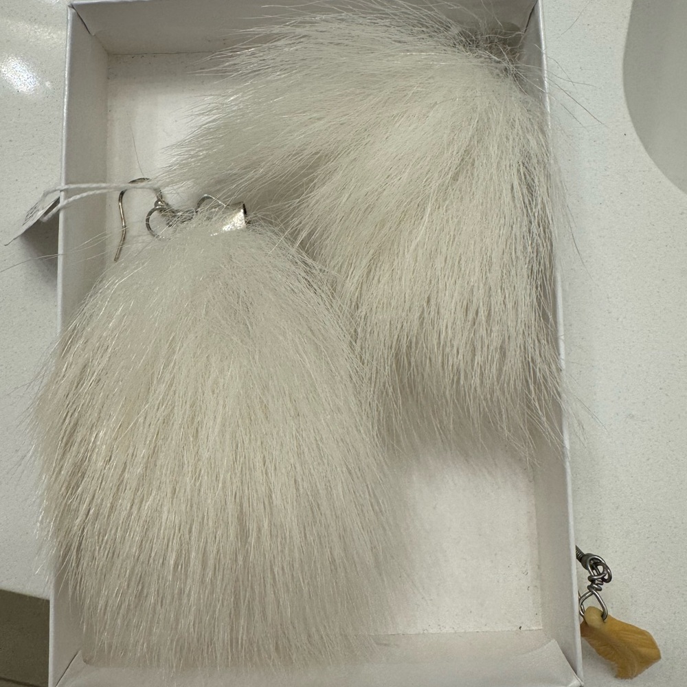 Artesian fur earrings